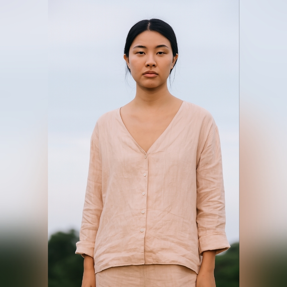 J. Jill Women's Blush Button Down Shirt